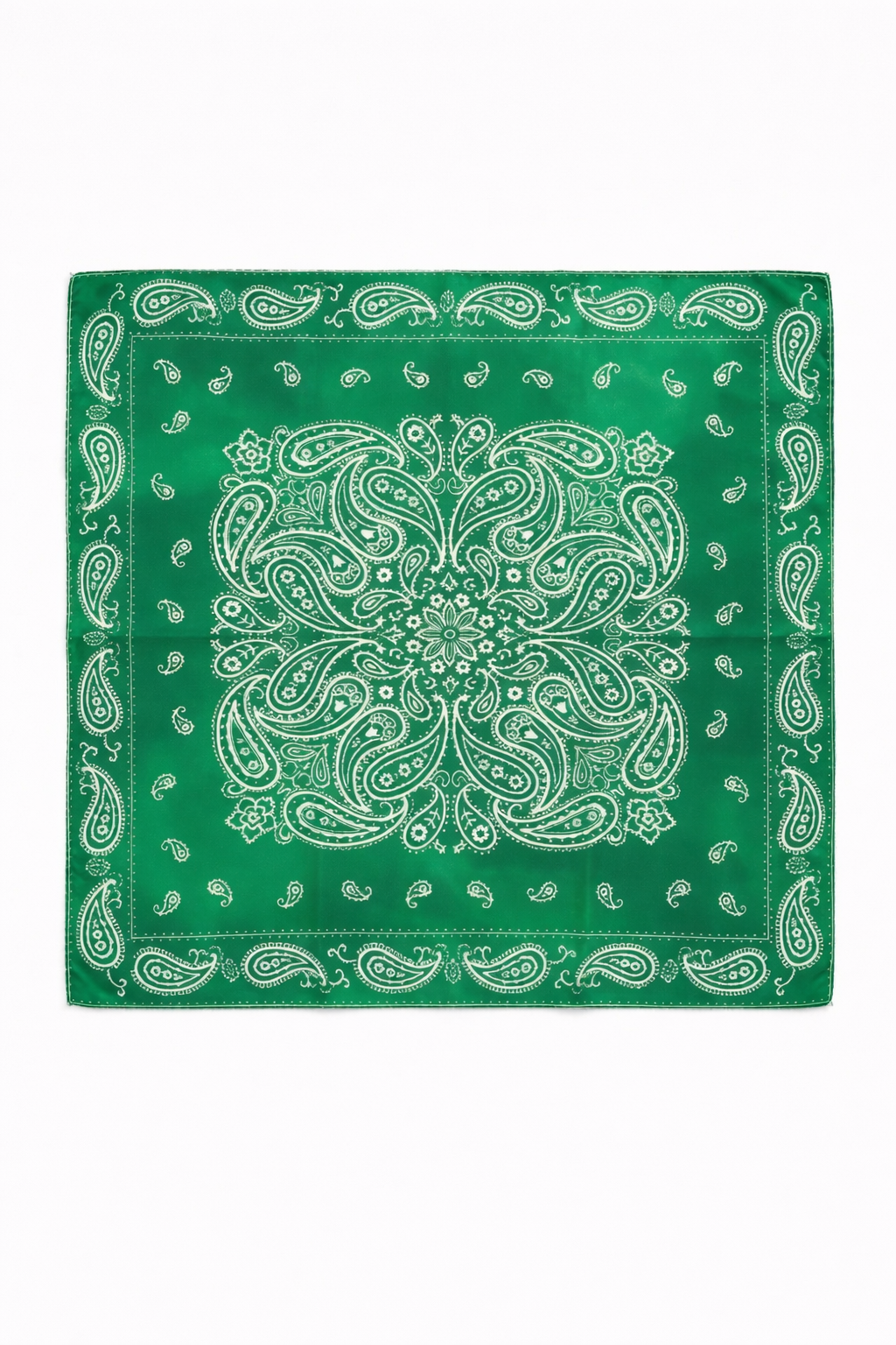 FOULARD BANDANA SETA VERDE