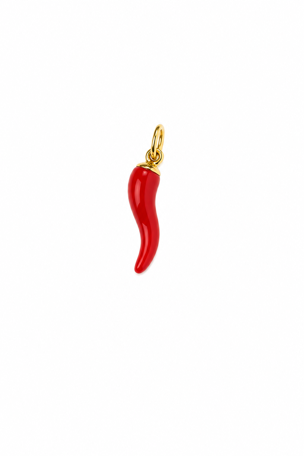 CIONDOLO CORNETTO ROSSO