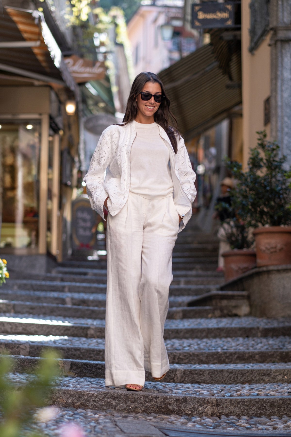 BOMBER PIZZO BIANCO