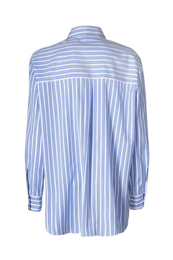 CAMICIA OVER RIGATA