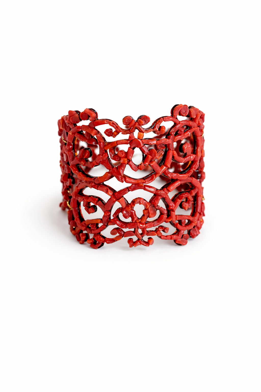 BRACCIALE INTRECCIO DI CORALLO