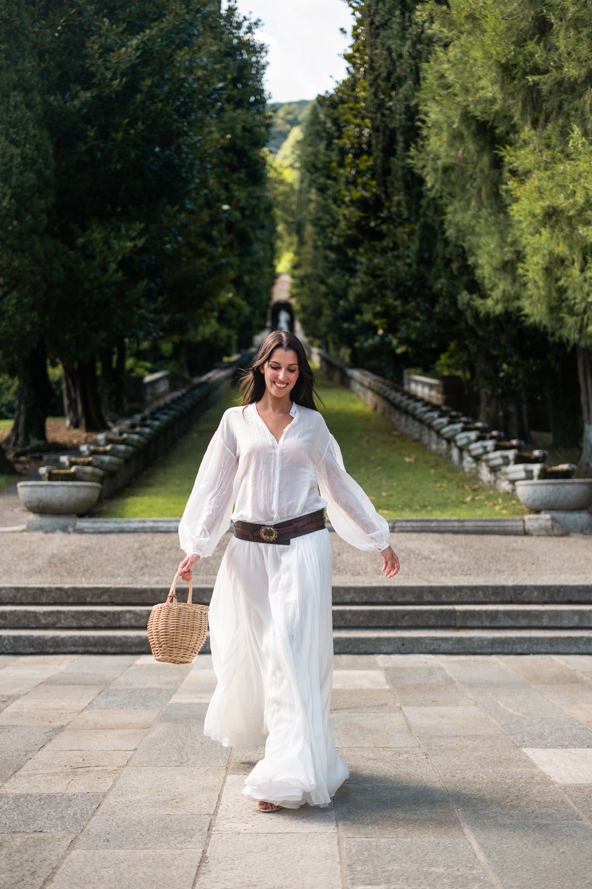 CAMICIA MANICA A SBUFFO BIANCA