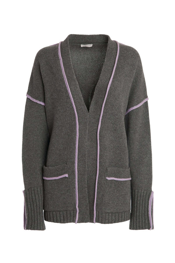 CARDIGAN WITH TRIMS