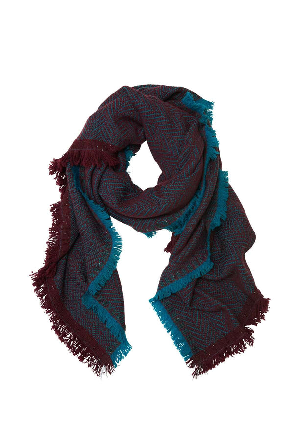 HERRINGBONE FRAME SCARF