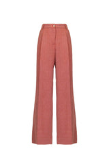 WIDE CHEVRON TROUSERS