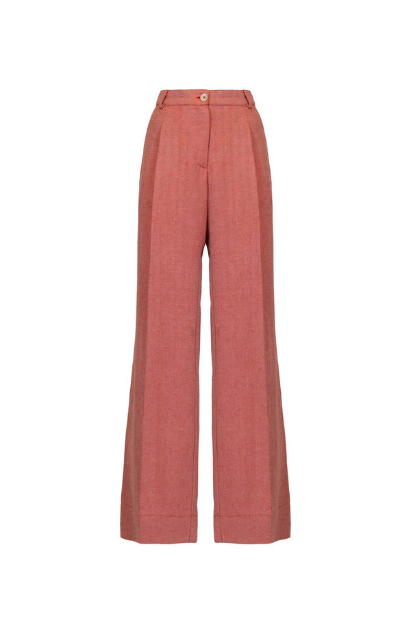 WIDE CHEVRON TROUSERS