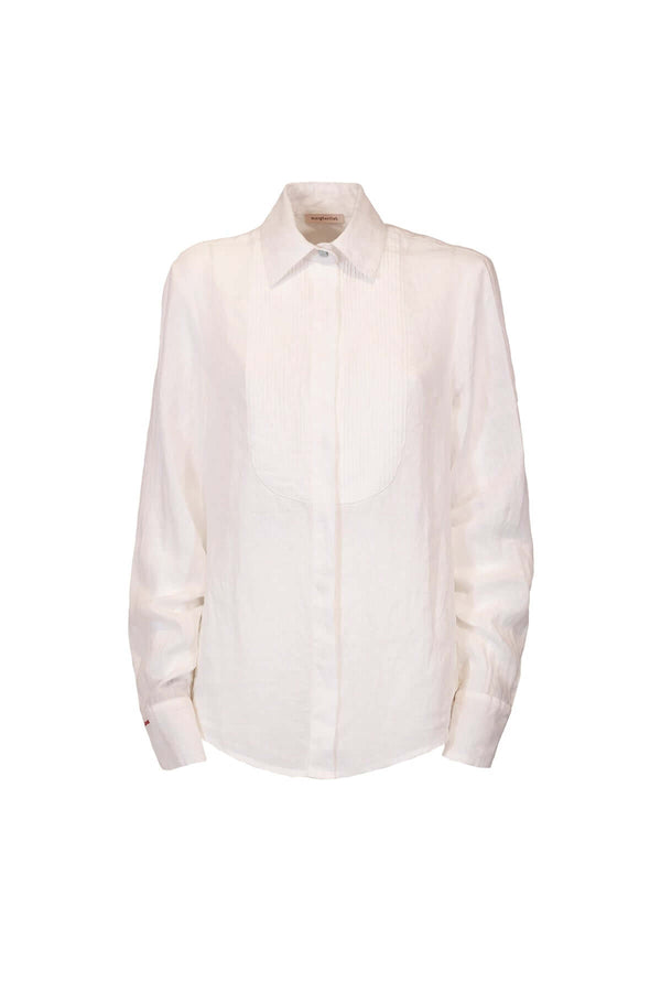 LINEN BIB SHIRT