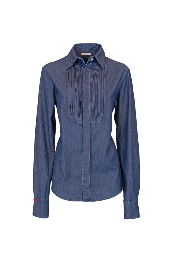 DENIM BIB SHIRT