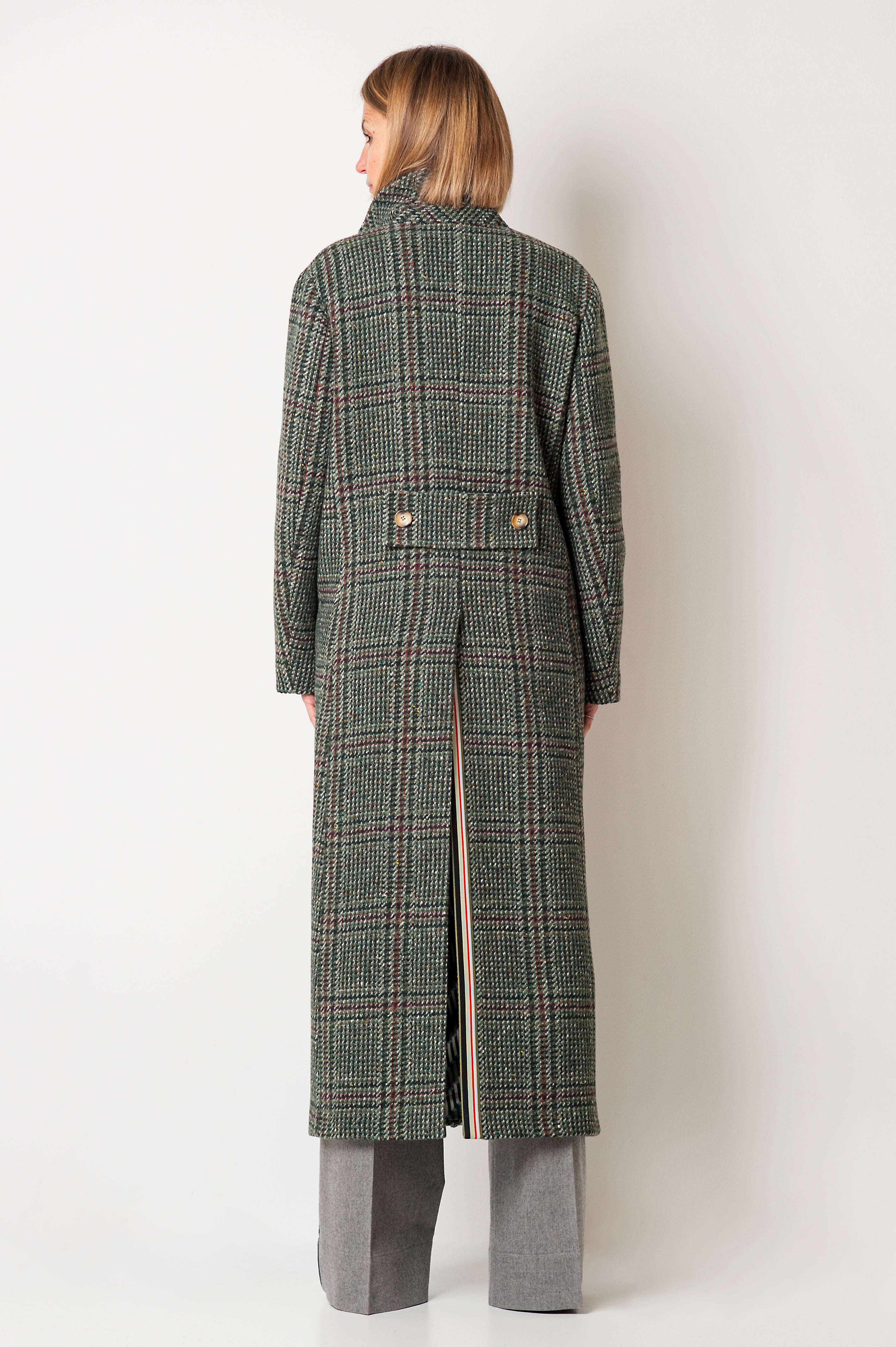 CAPPOTTO LUNGO CHECK