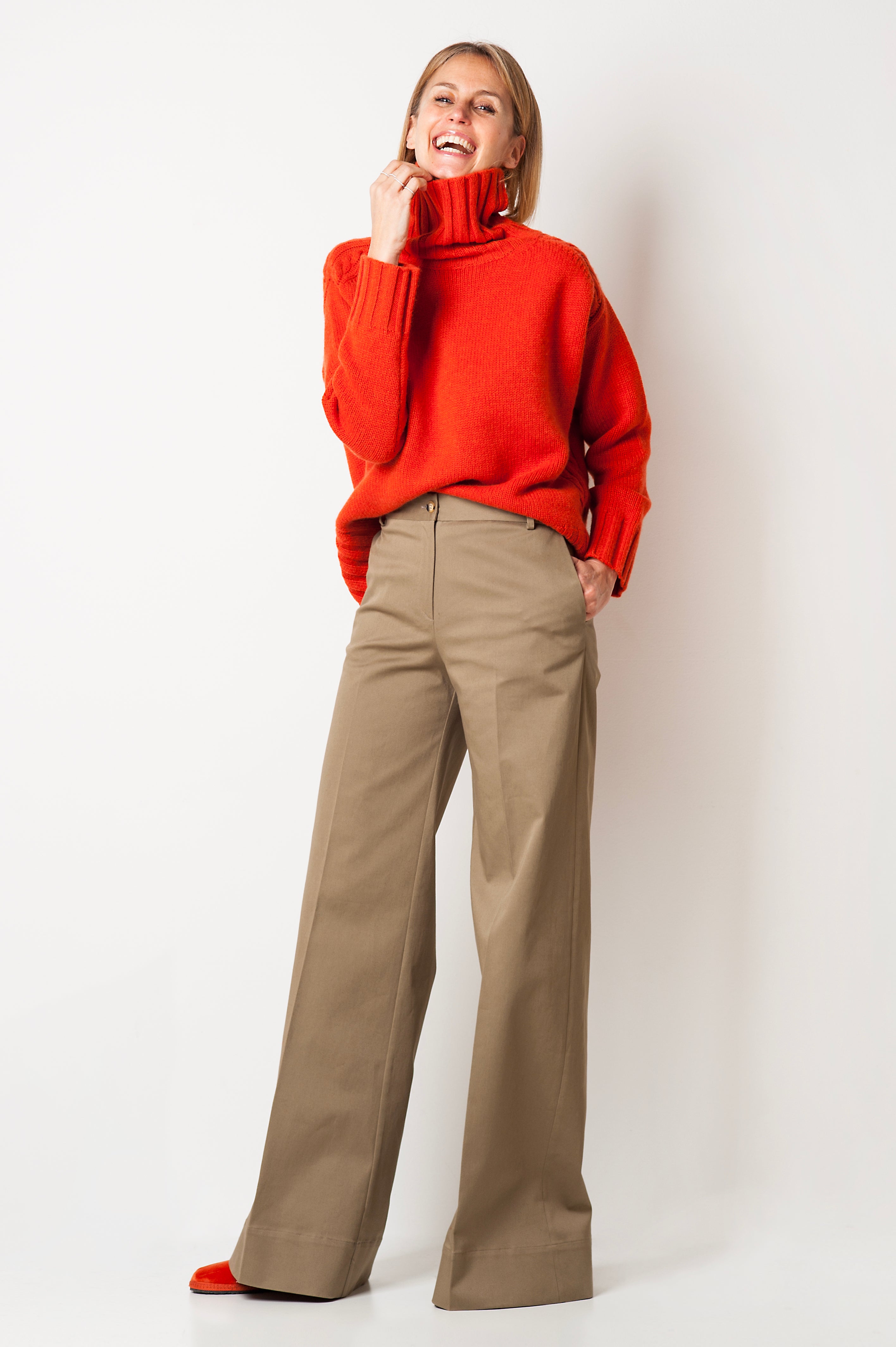 MAGLIA DOLCEVITA OVER CASHMERE