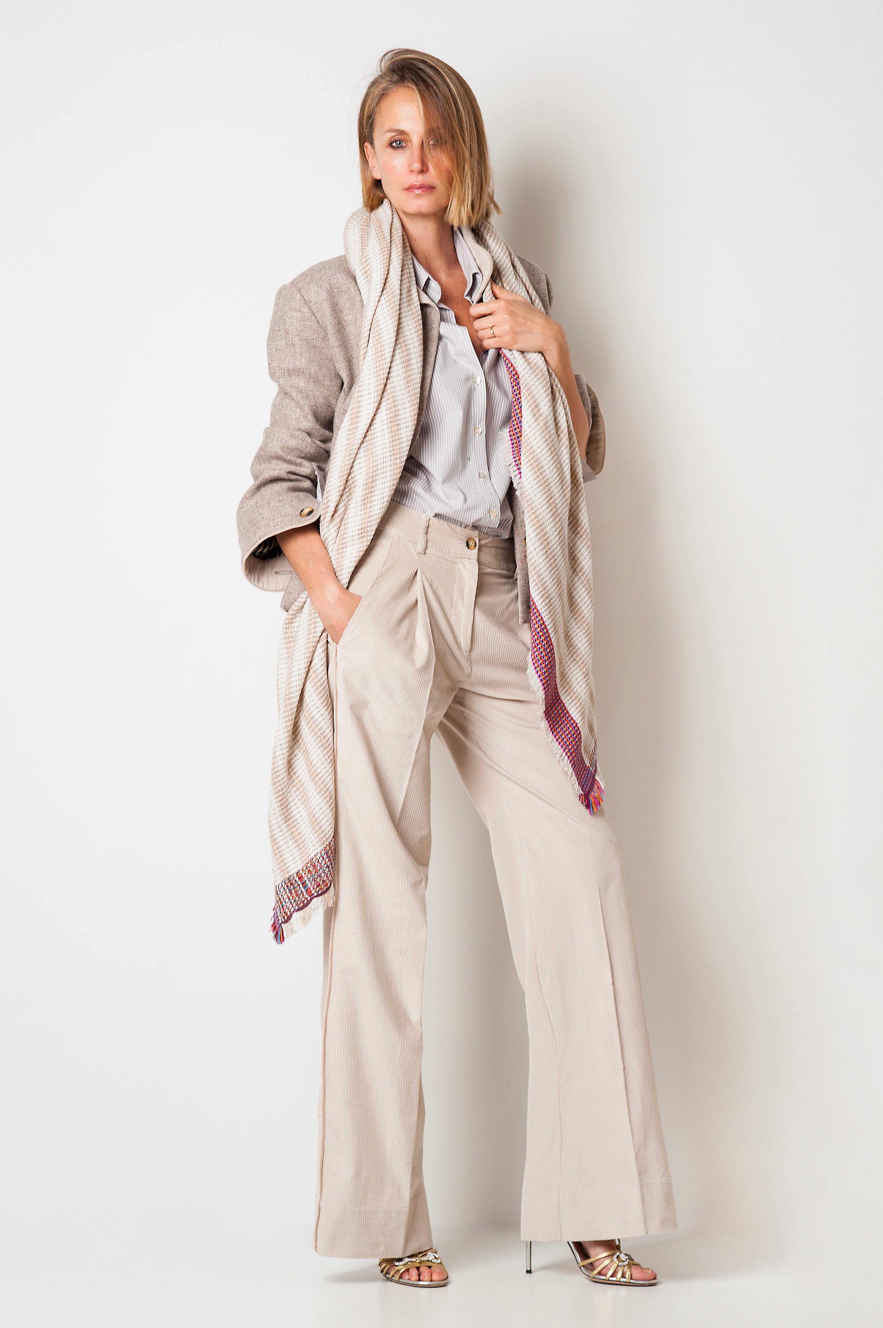 PANTALONE FLUIDO VELLUTO