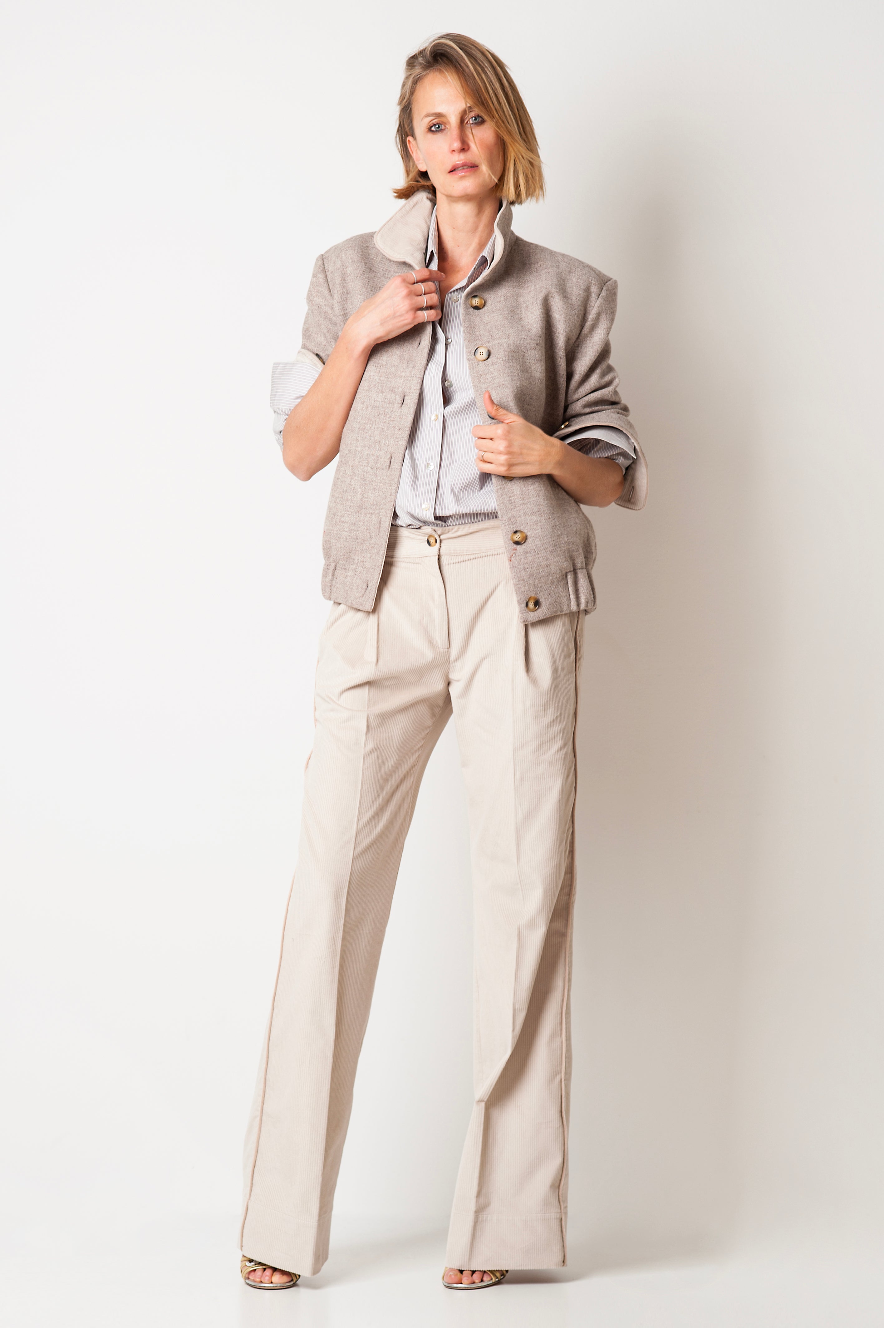 PANTALONE FLUIDO VELLUTO