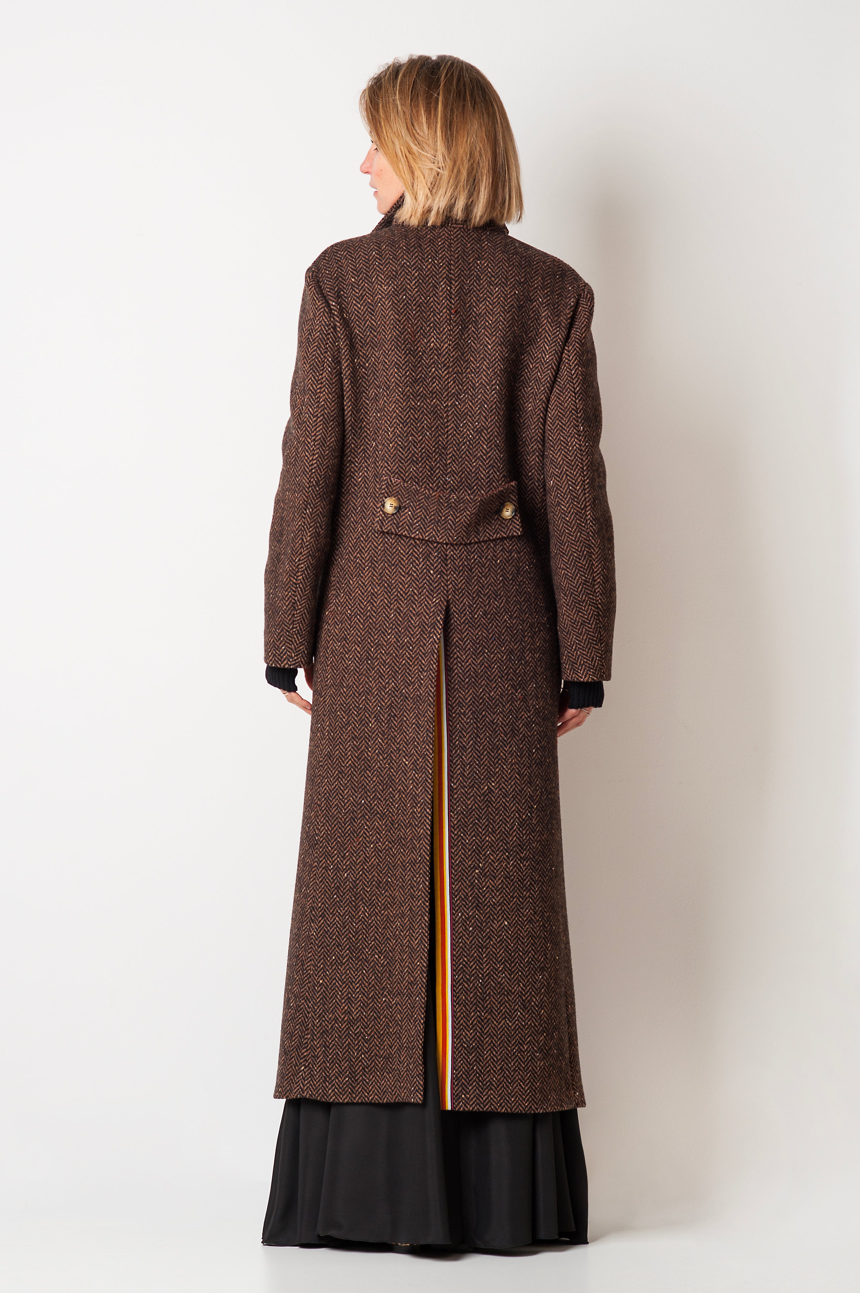 CAPPOTTO LUNGO CHEVRON