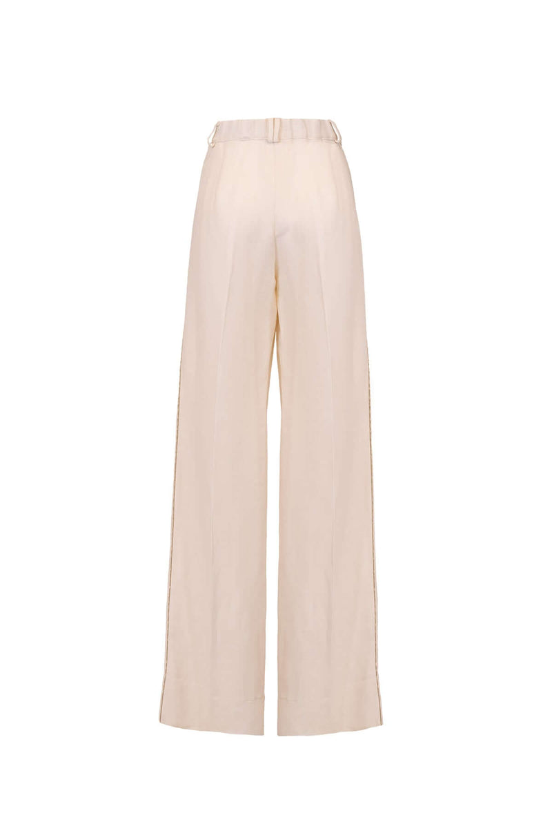 WIDE CHEVRON TROUSERS