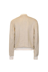 LUREX LINEN BOMBER JACKET