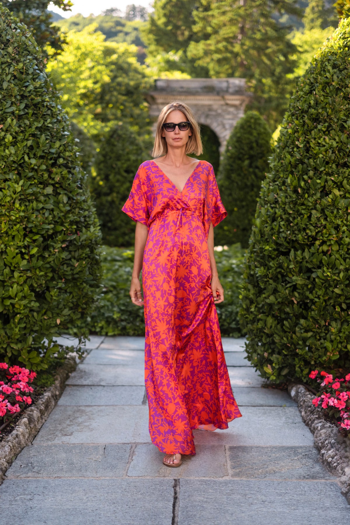 KIMONO FUCSIA-ARANCIONE