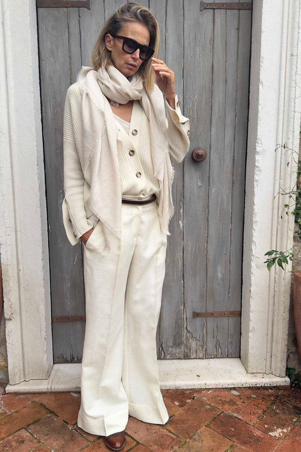 PANTALONE JACQUARD CASHMERE