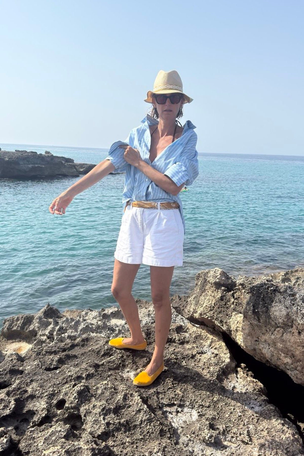CAMICIA OVER RIGATA