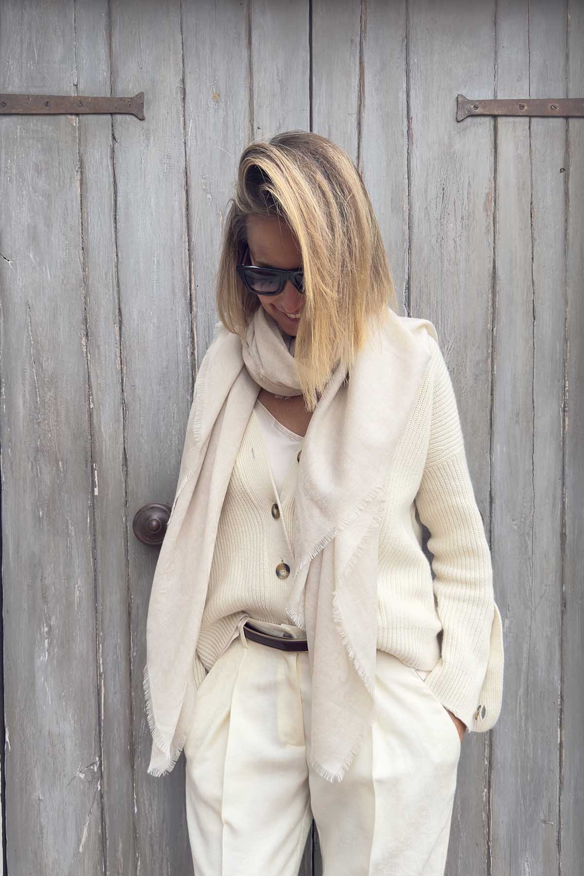 JACQUARD SCARF
