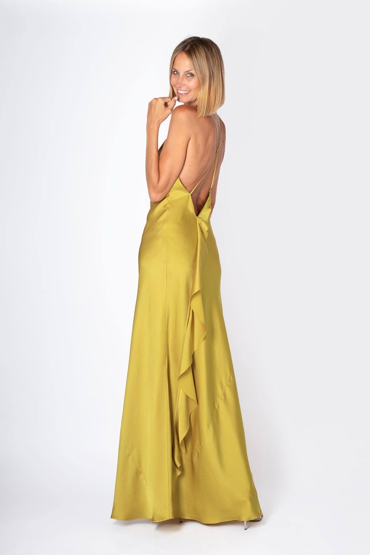 ABITO SOTTOVESTE JABOT LIME