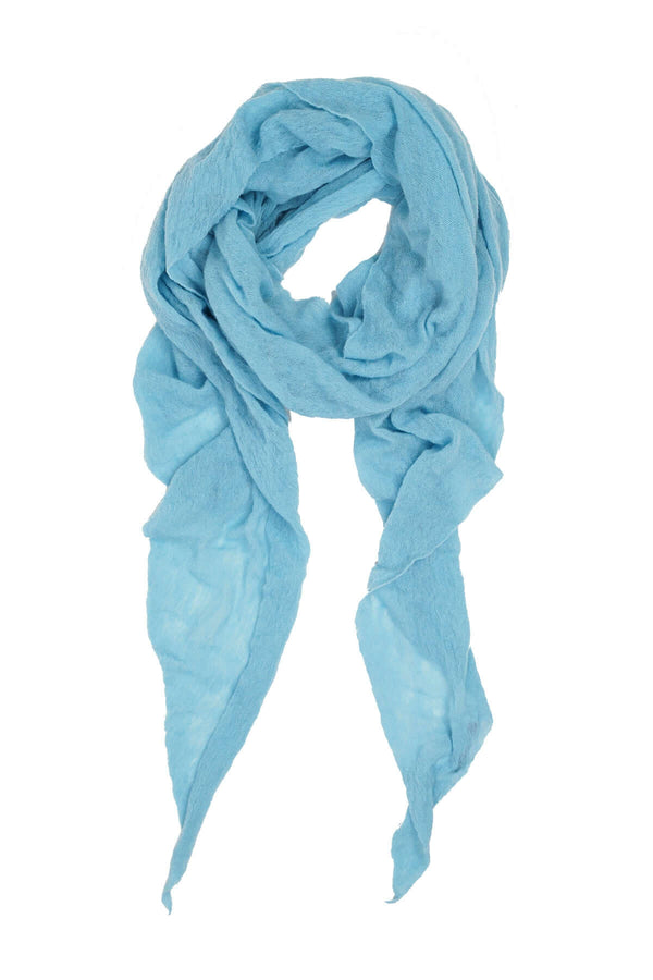 CLOUD DOUBLE-POINTED GARMENT-DYED SCARF SARDINIA